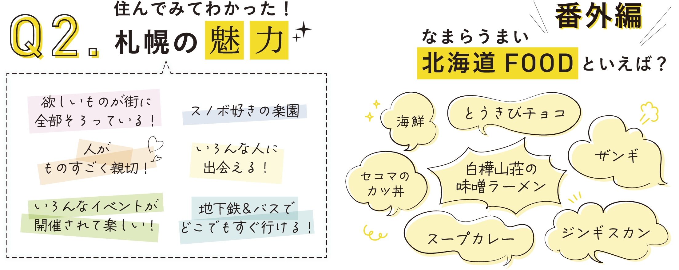 住んでみてわかった！札幌の魅力